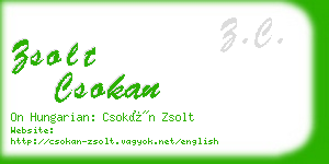zsolt csokan business card
